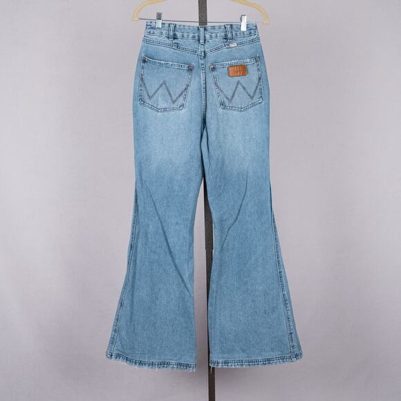 Wrangler x Billabong Women's Flare Jeans Size 27 Patchwork Floral Retro Cowgirl - Picture 4 of 8